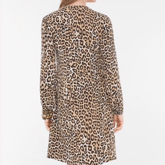 Chico's Dresses Chicos Leopard Print Dress Poshmark